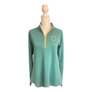 Walter Hagen Teal Long Sleeve Quarter Zip - US Open size Large